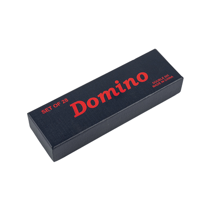 Mini przenośne, podwójne sześć papierowych domino