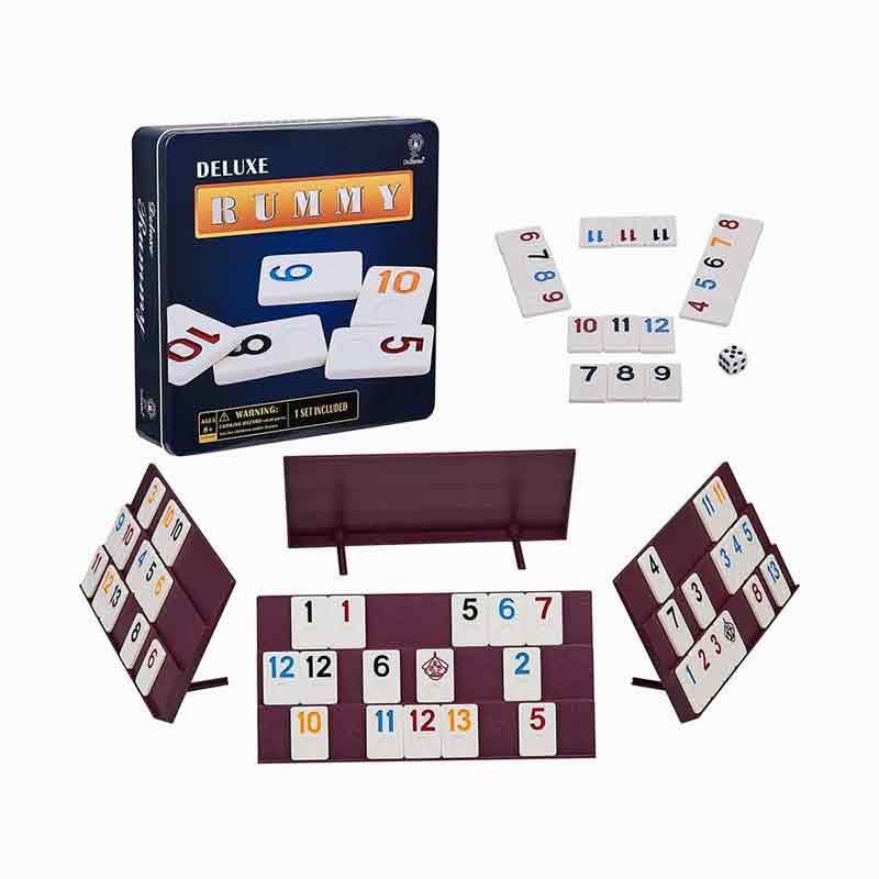 2-4 graczy 106 Tiles Classic Rumy Game z żelazną obudową